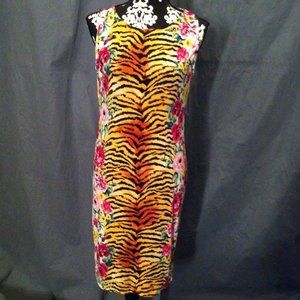 💧FINAL PRICE DROP Tiger & Flower Print Dress